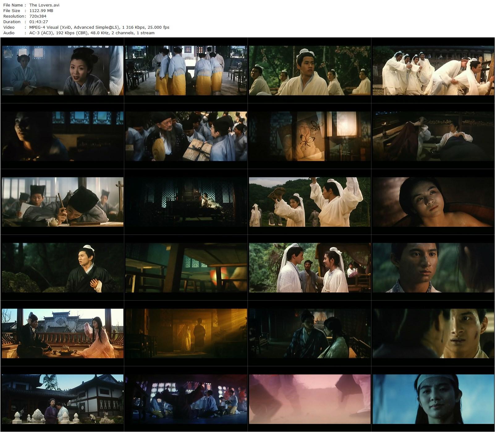 The Lovers (1994) Hark Tsui, Nicky Wu, Charlie Yeung, Carrie Ng-poster