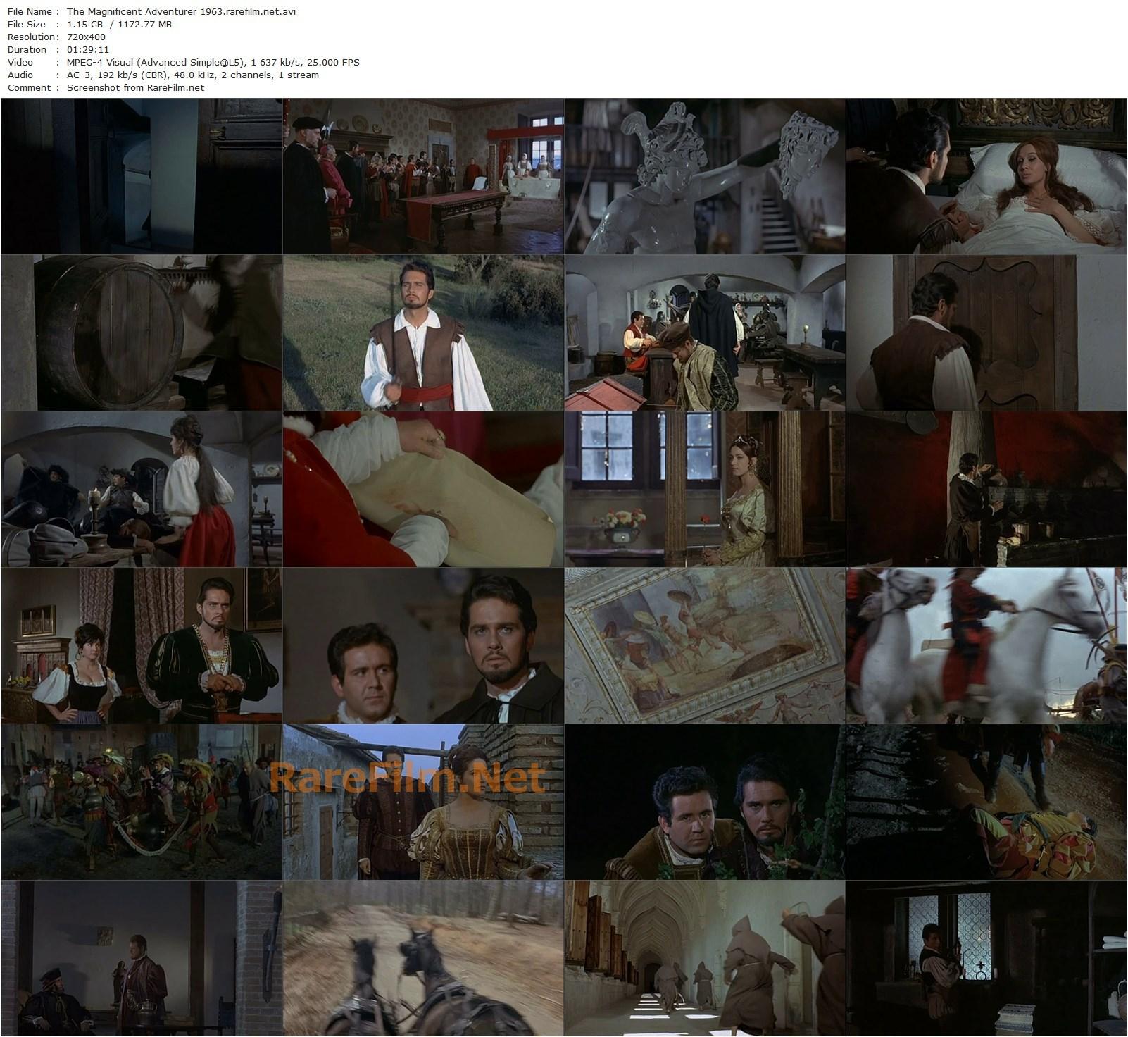 The Magnificent Adventurer / Il magnifico avventuriero (1963) Riccardo Freda, Brett Halsey, Claudia Mori, Françoise Fabian-poster