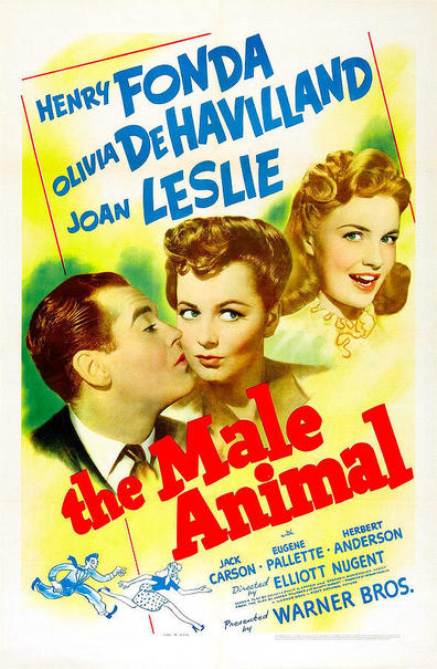 The Male Animal (1942) Elliott Nugent, Henry Fonda, Olivia de Havilland, Joan Leslie