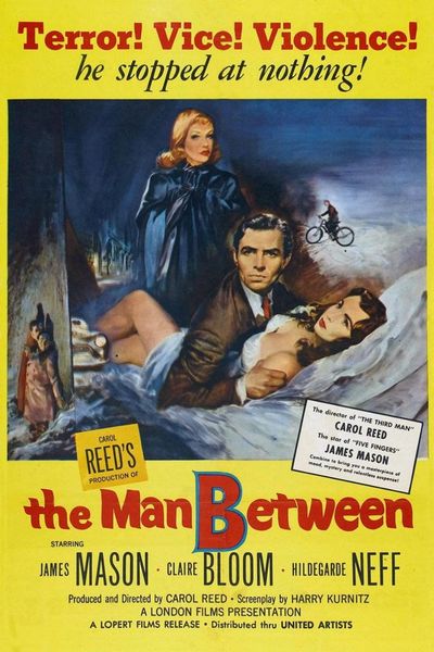 The Man Between (1953) Carol Reed, James Mason, Claire Bloom, Hildegard Knef, Drama, Film-Noir, Thriller