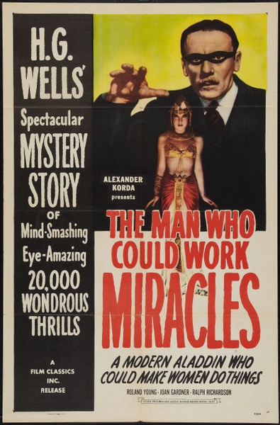 The Man Who Could Work Miracles (1936) Lothar Mendes, Alexander Korda, Roland Young, Ralph Richardson, Edward Chapman