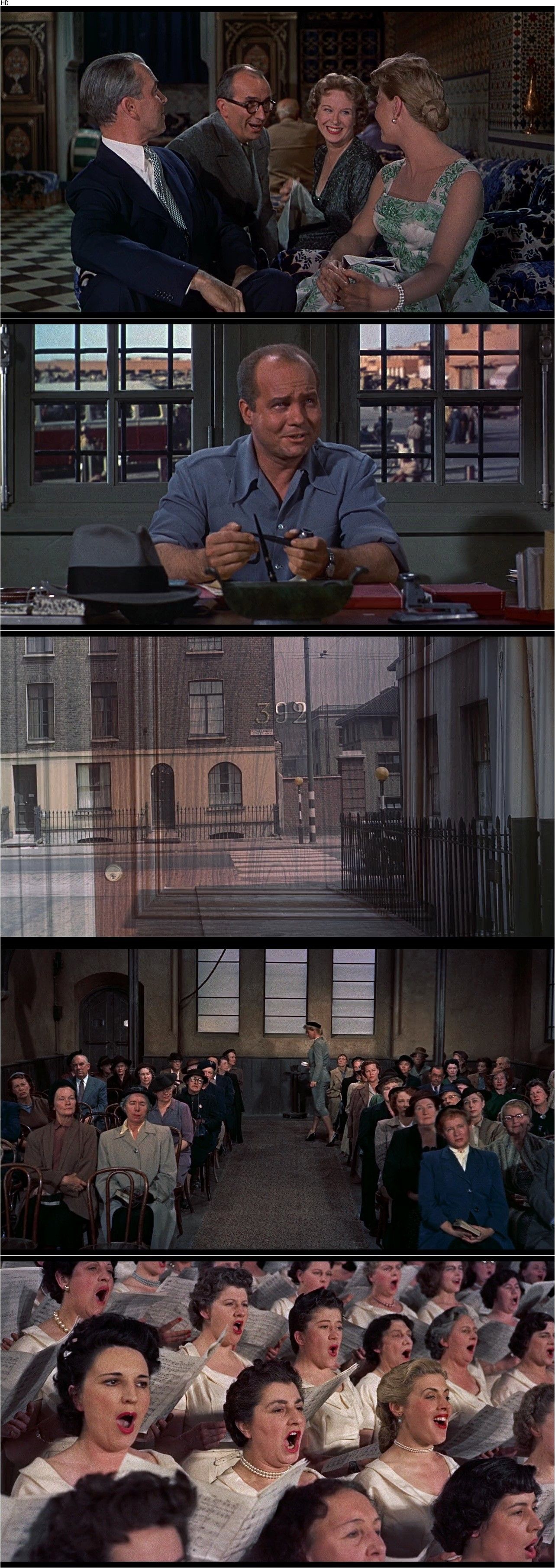 The Man Who Knew Too Much (1956) Alfred Hitchcock, James Stewart, Doris Day, Brenda de Banzie-poster