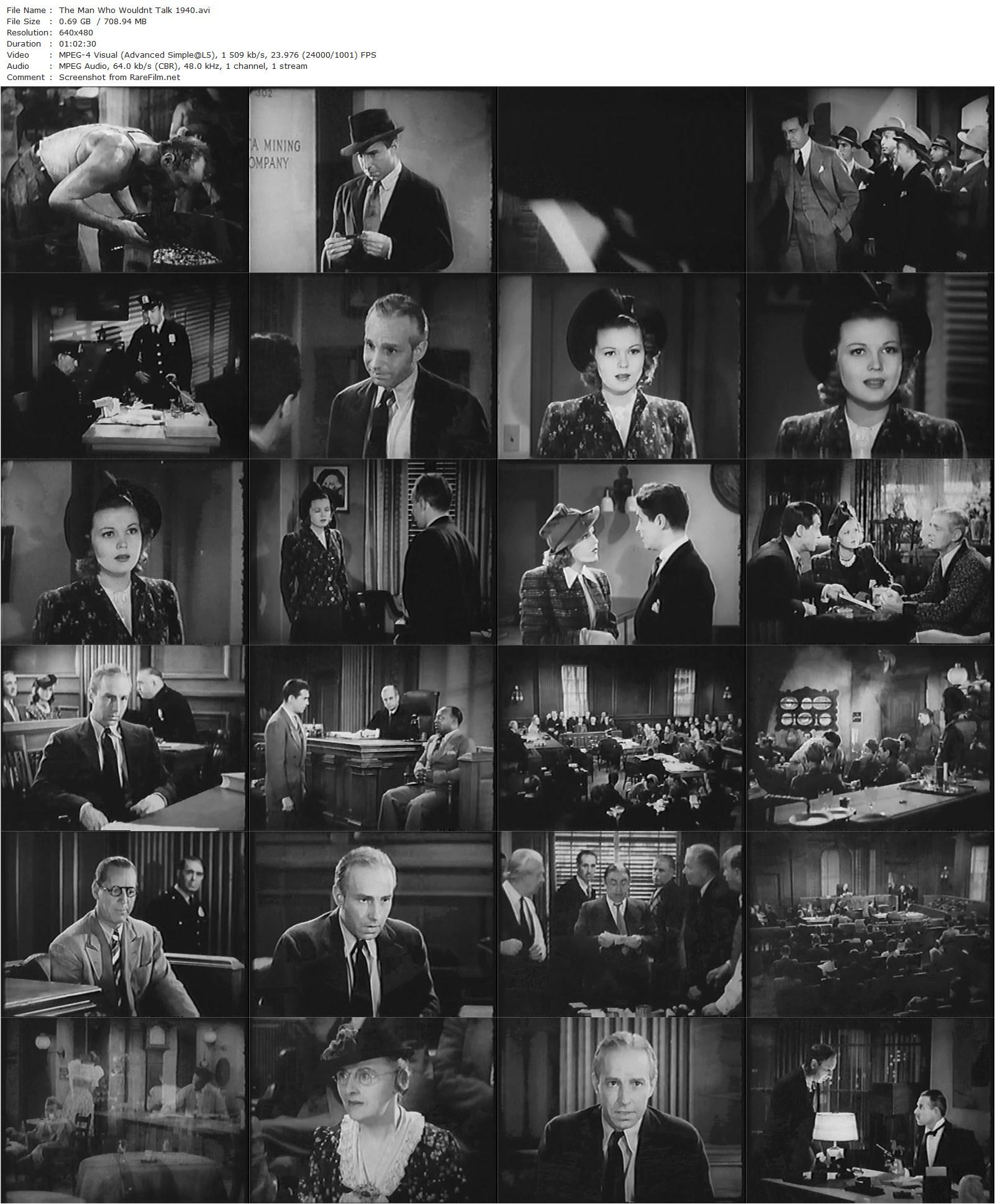 The Man Who Wouldn’t Talk (1940) David Burton, Lloyd Nolan, Jean Rogers, Richard Clarke-poster