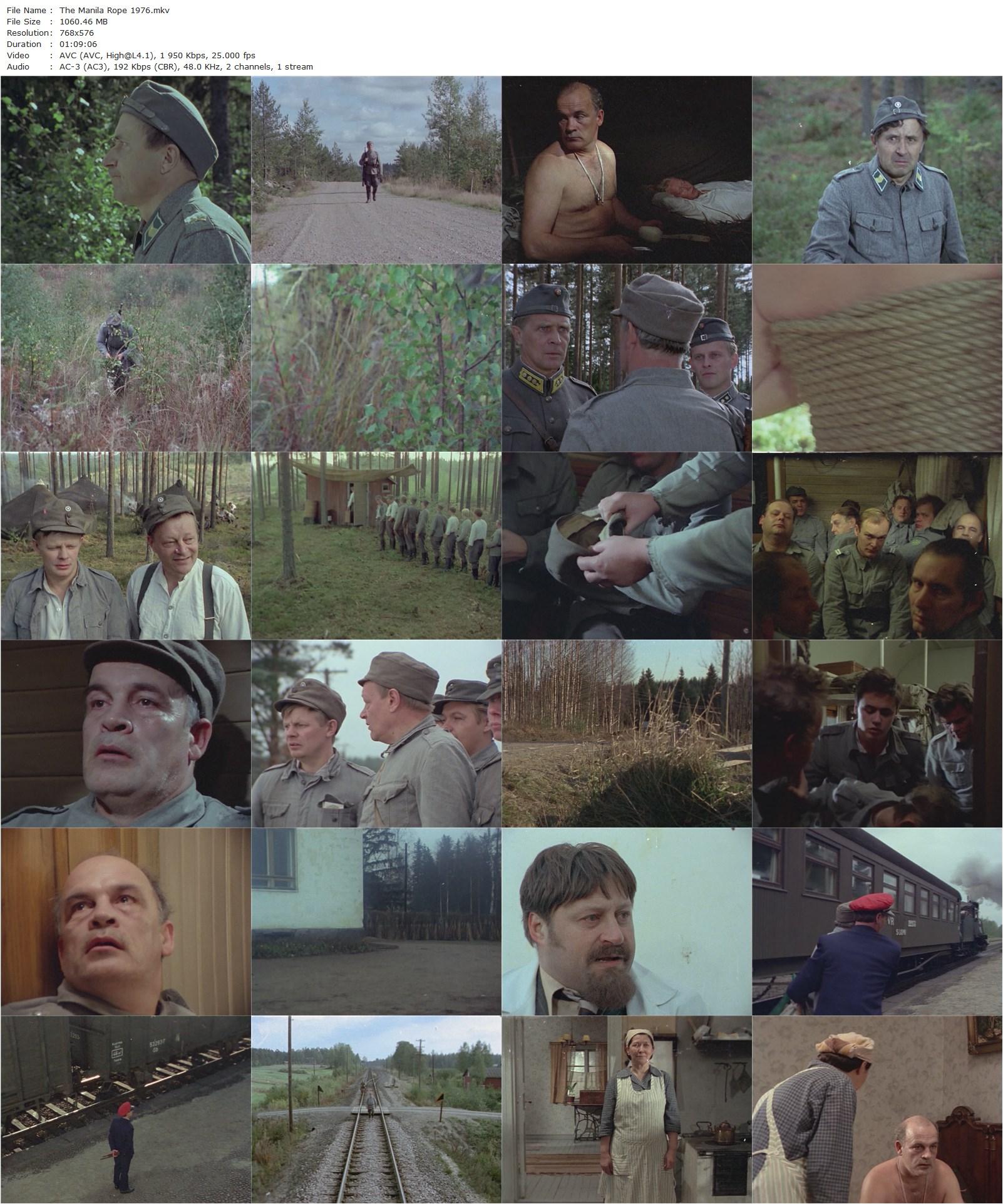 The Manila Rope (1976) Veli-Matti Saikkonen, Erkki Pajala, Vesa Mäkelä, Esko Hukkanen-poster