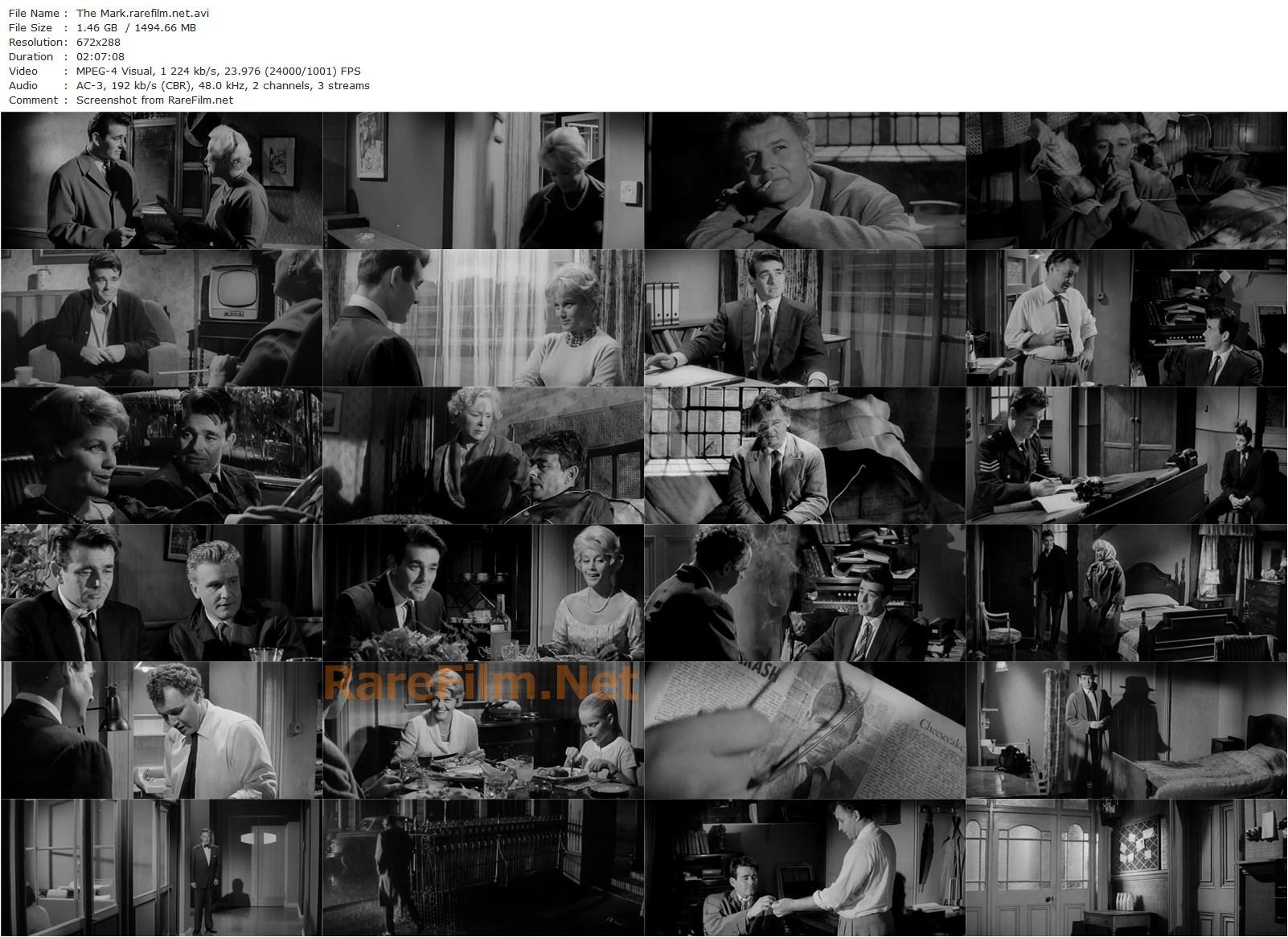 The Mark (1961) Guy Green, Maria Schell, Stuart Whitman, Rod Steiger-poster