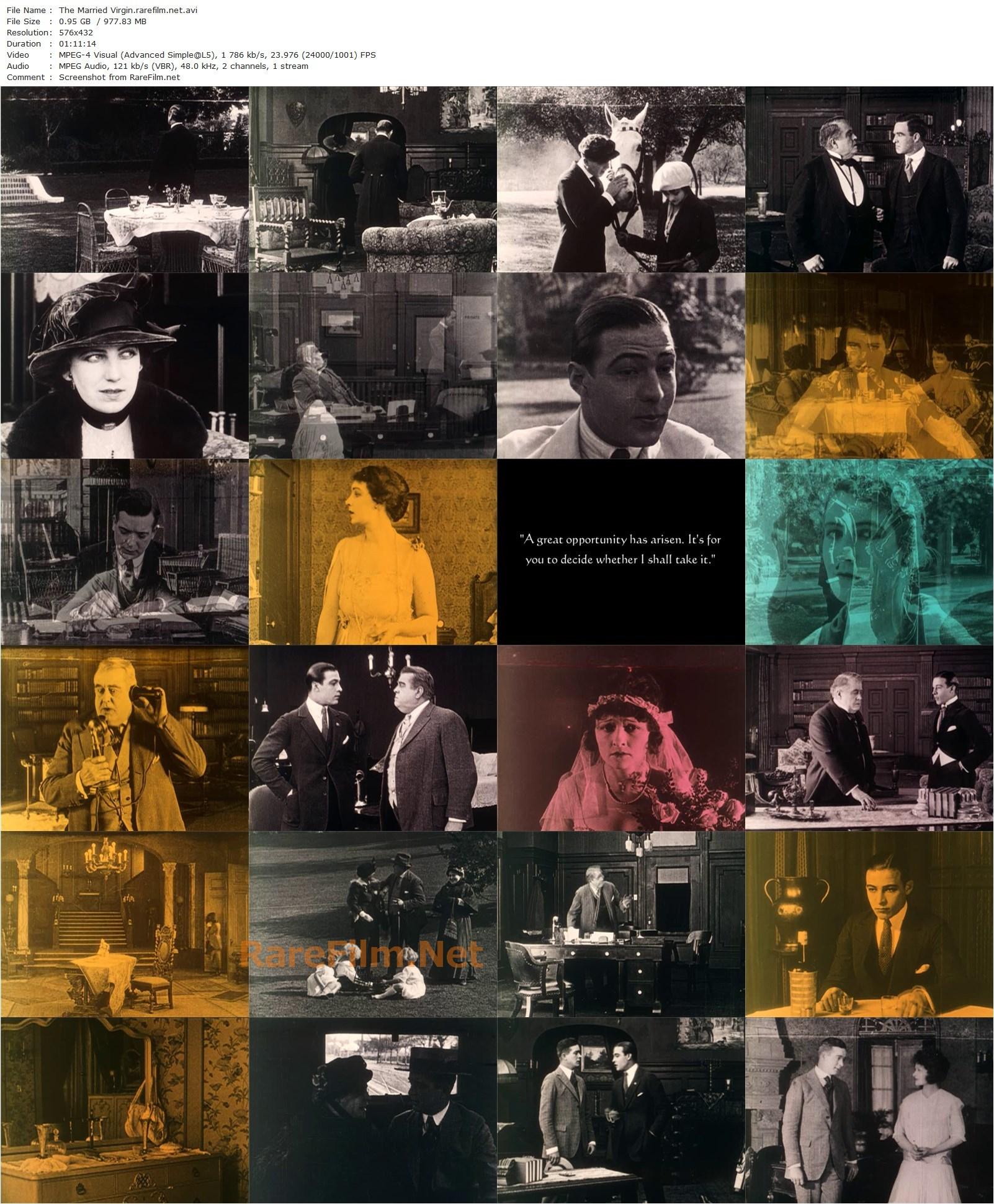 The Married Virgin (1918) Joseph Maxwell, Vera Sisson, Rudolph Valentino, Frank Newburg-poster