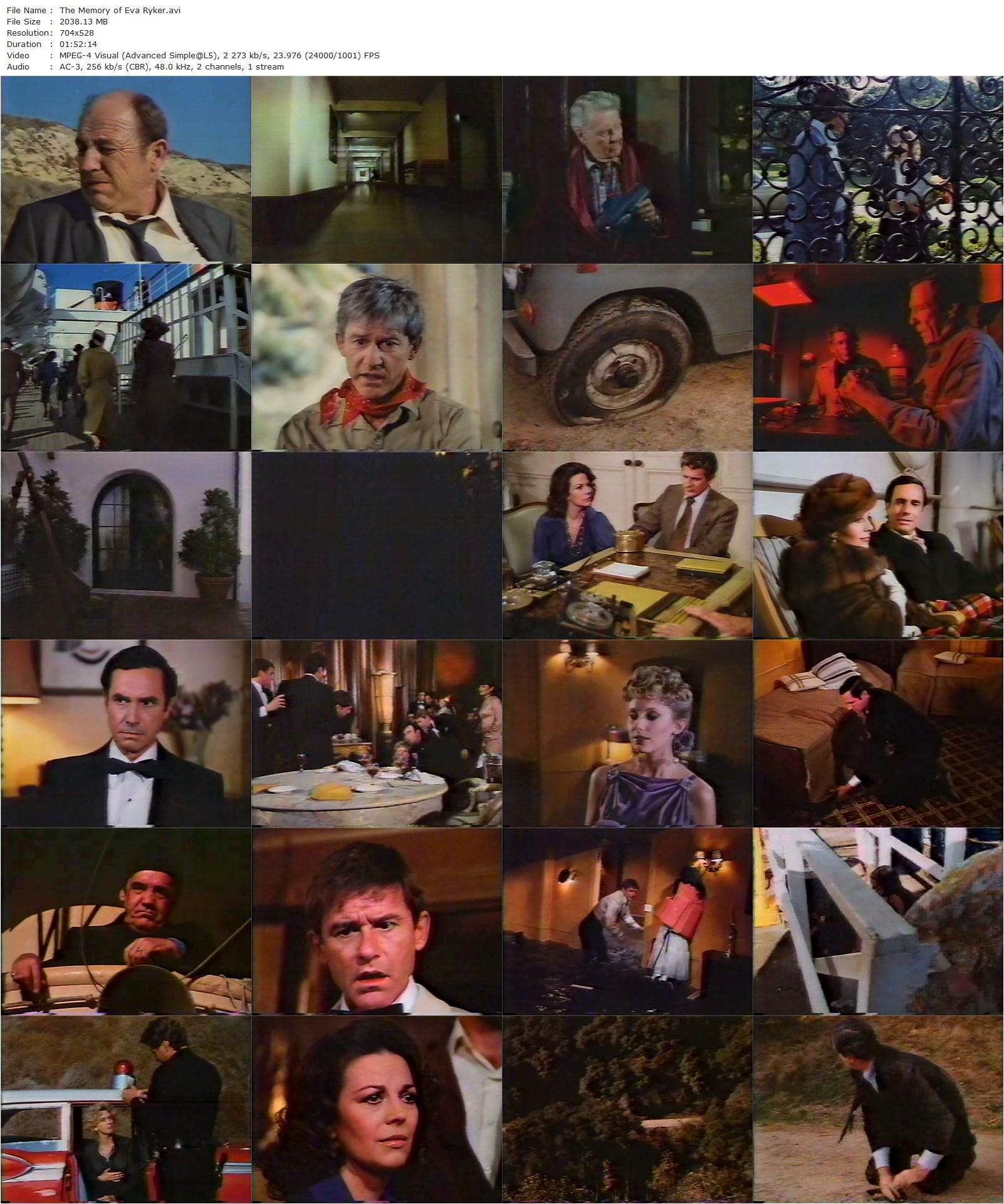 The Memory of Eva Ryker (1980) Walter Grauman, John Alderson, Jean-Pierre Aumont, William Beckley-poster