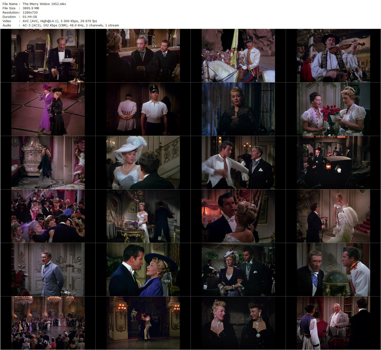 The Merry Widow (1952) Curtis Bernhardt, Lana Turner, Fernando Lamas, Una Merkel-poster