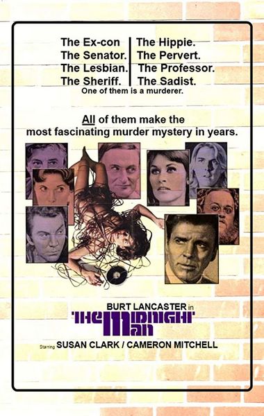 The Midnight Man (1974) Roland Kibbee, Burt Lancaster, Susan Clark, Cameron Mitchell