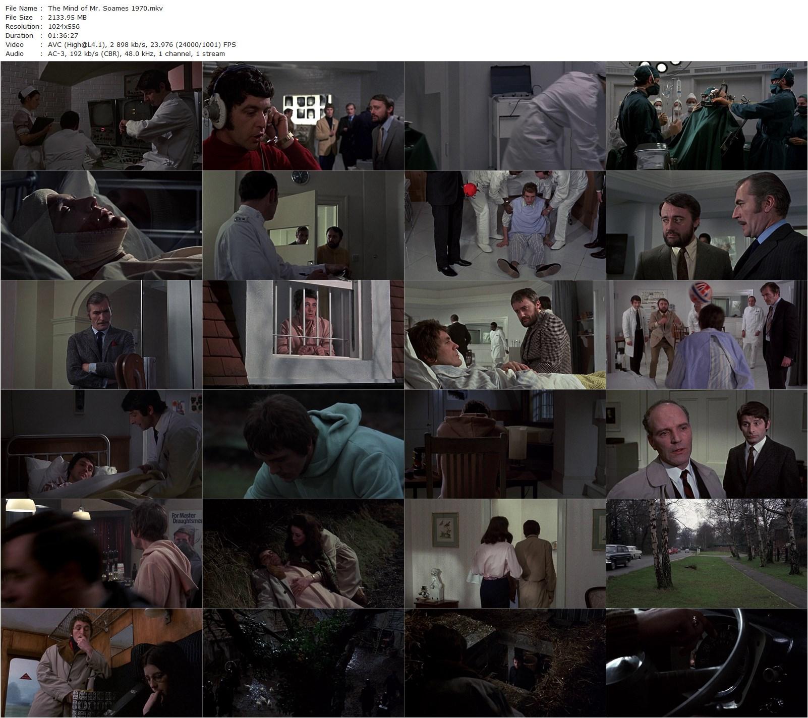 The Mind of Mr. Soames (1970) Alan Cooke, Terence Stamp, Robert Vaughn, Nigel Davenport-poster