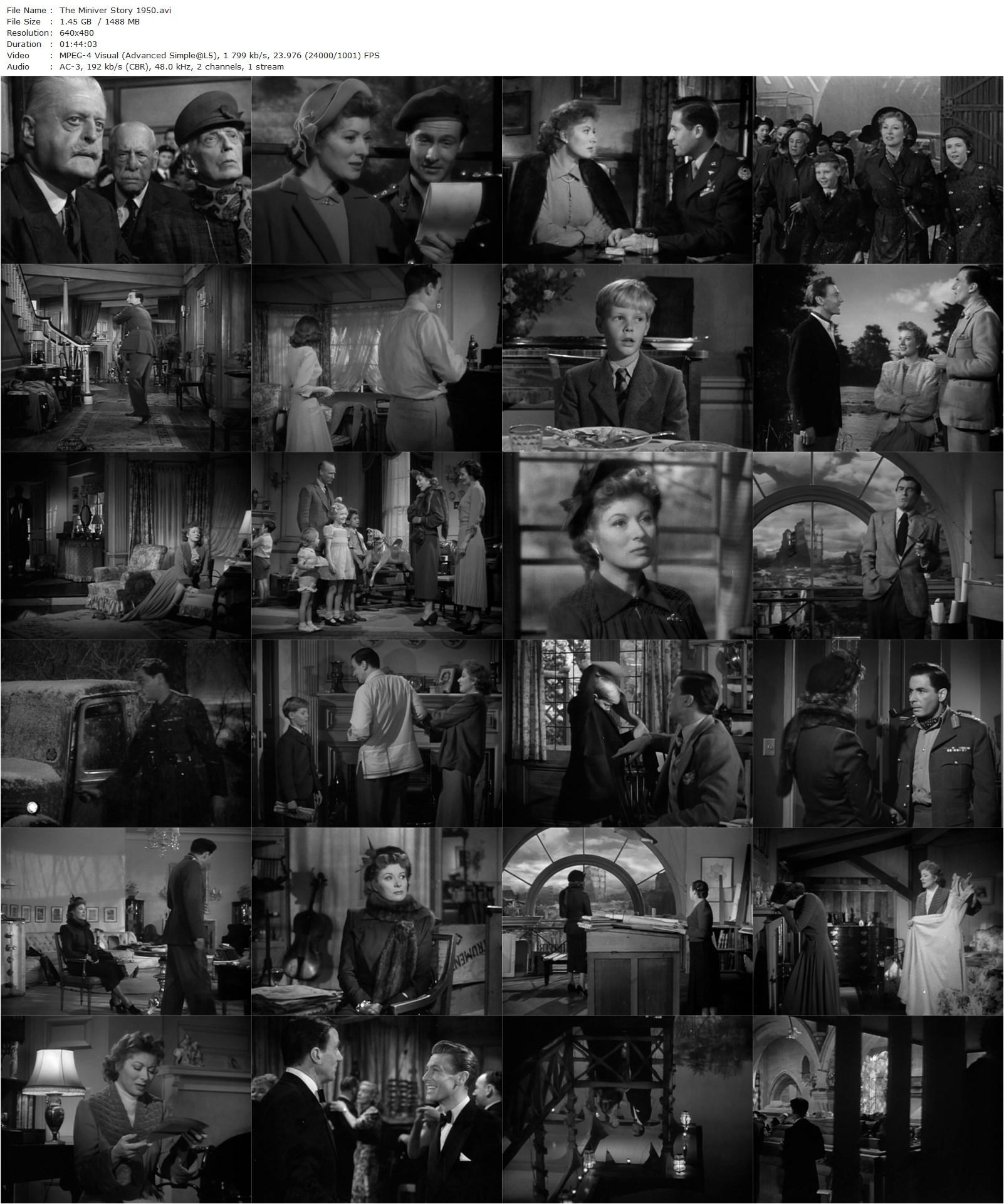 The Miniver Story (1950) H.C. Potter, Victor Saville, Greer Garson, Walter Pidgeon, John Hodiak-poster