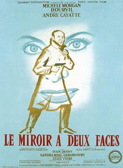 The Mirror Has Two Faces / Le miroir a deux faces (1958) André Cayatte, Michèle Morgan, Bourvil, Ivan Desny