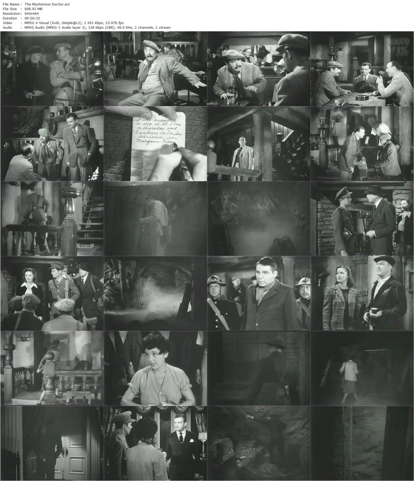 The Mysterious Doctor (1943) Benjamin Stoloff, John Loder, Eleanor Parker, Bruce Lester-poster