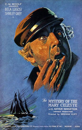 The Mystery of the Mary Celeste (1935) Denison Clift, Bela Lugosi, Shirley Grey, Arthur Margetson, Drama, Horror, Mystery