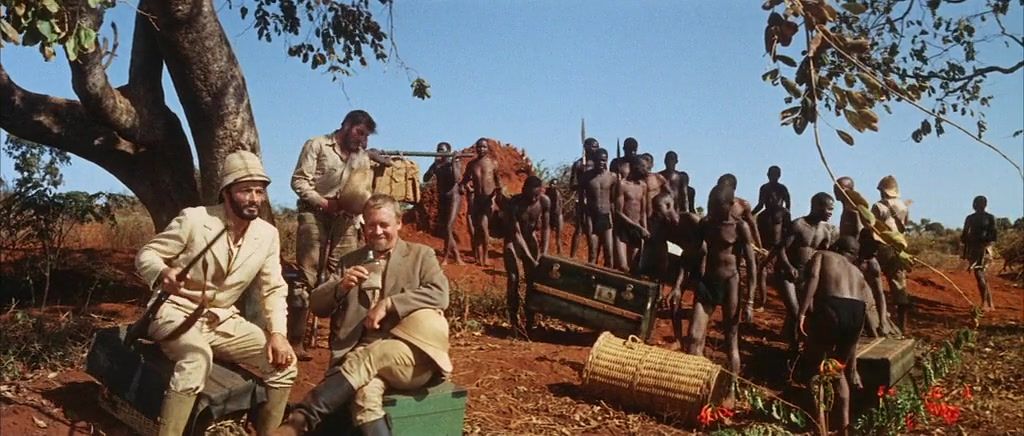 The Naked Prey (1965) Cornel Wilde, Gert van den Bergh, Ken Gampu-poster