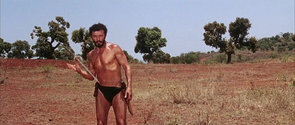 The Naked Prey (1965) Cornel Wilde, Gert van den Bergh, Ken Gampu-poster