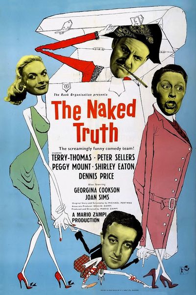 The Naked Truth (1957) Mario Zampi, Terry-Thomas, Peter Sellers, Peggy Mount, Comedy