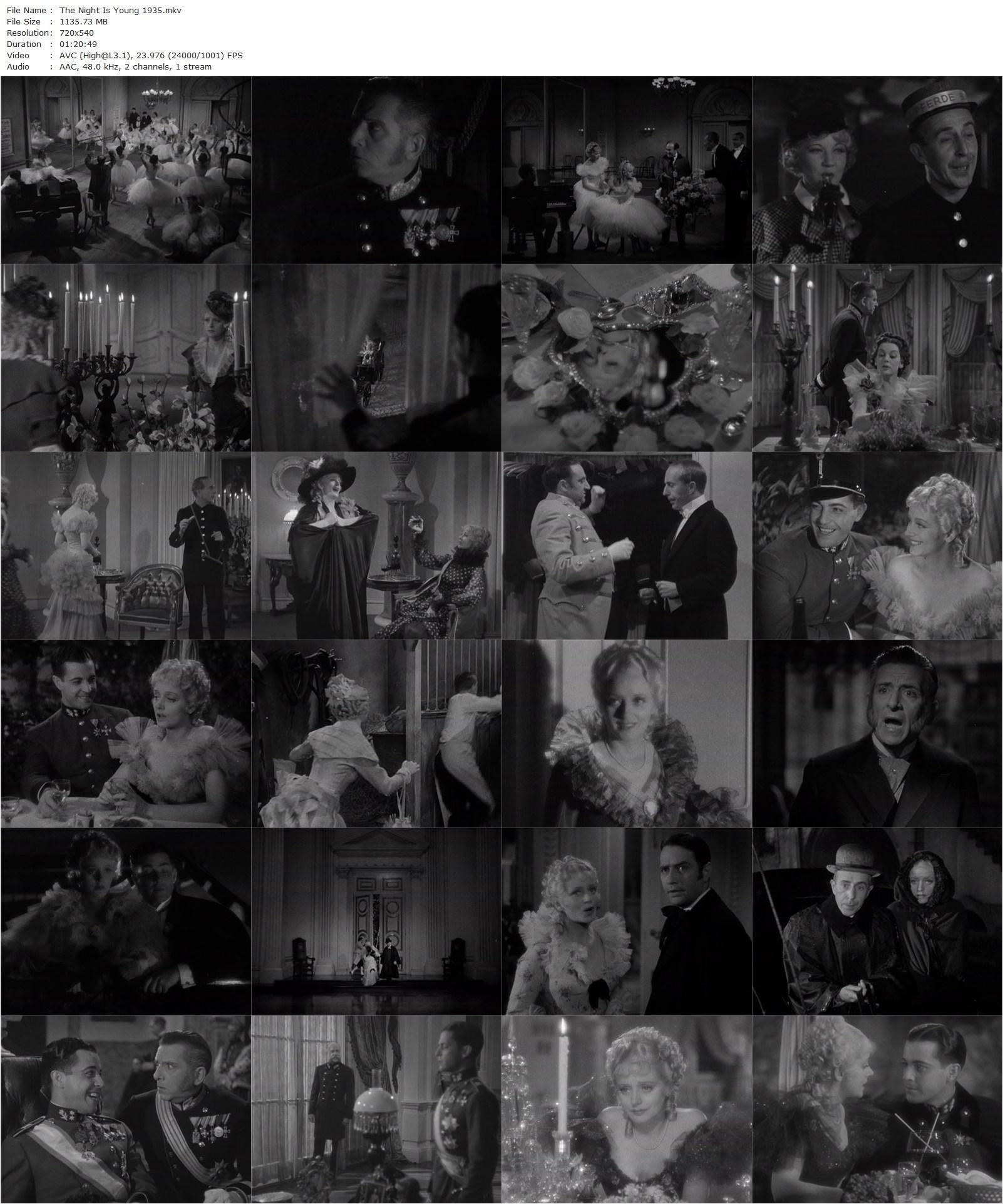 The Night Is Young (1935) Dudley Murphy, Ramon Novarro, Evelyn Laye, Charles Butterworth-poster