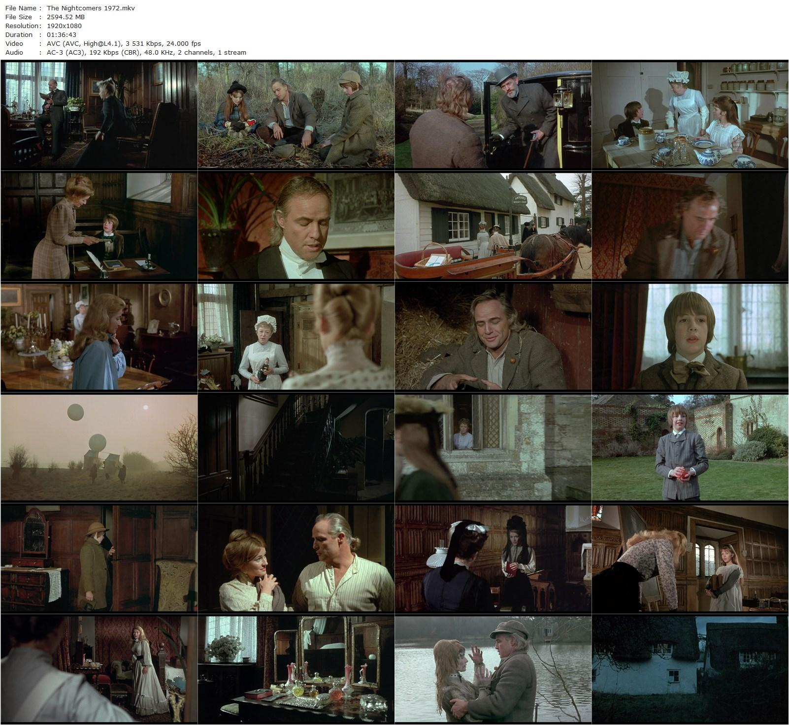 The Nightcomers (1971) Michael Winner, Marlon Brando, Stephanie Beacham, Thora Hird-poster