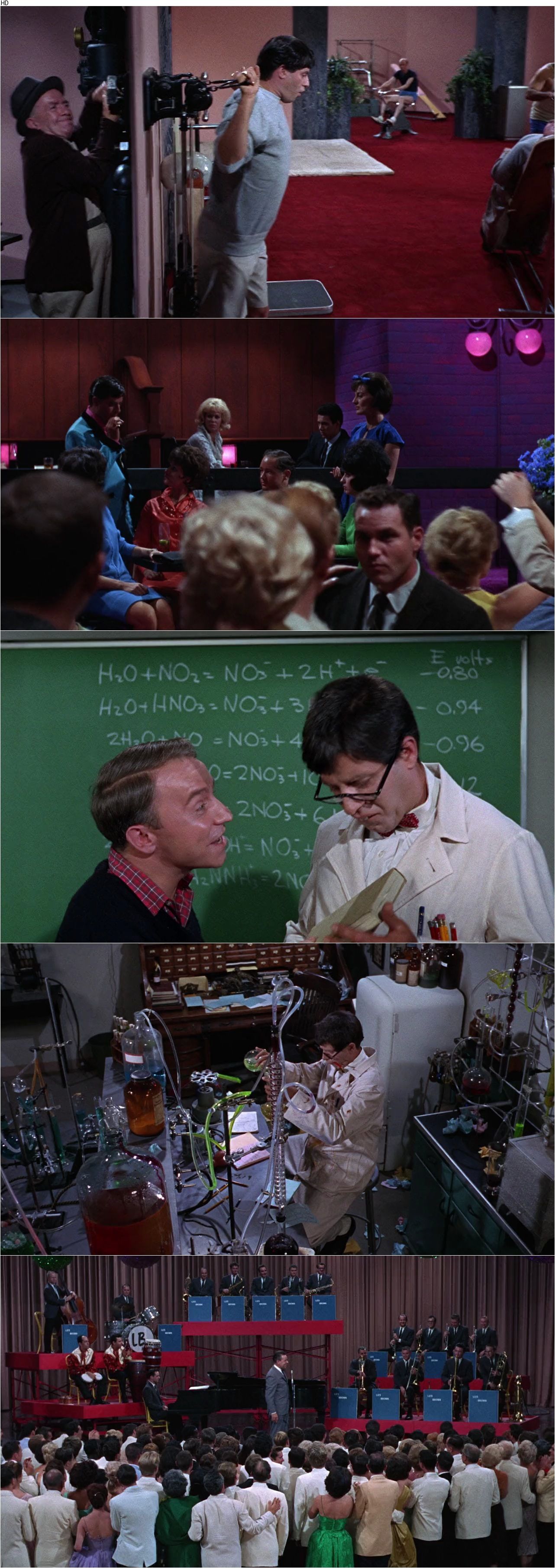 The Nutty Professor (1963) Jerry Lewis, Stella Stevens, Del Moore-poster