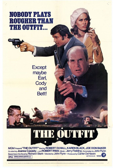 The Outfit (1973) John Flynn, Robert Duvall, Karen Black, Joe Don Baker