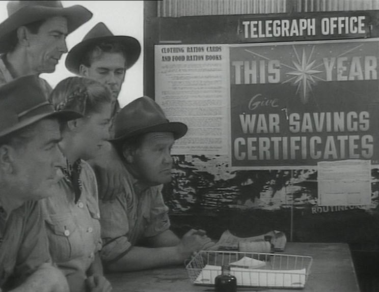 The Overlanders (1946) Harry Watt, Chips Rafferty, John Nugent Hayward, Daphne Campbell, Adventure, Western-poster