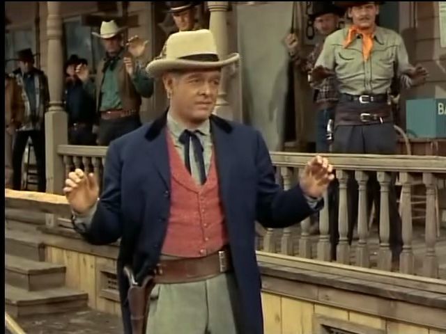 The Parson and the Outlaw (1957) Oliver Drake, Anthony Dexter, Sonny Tufts, Marie Windsor, Western-poster