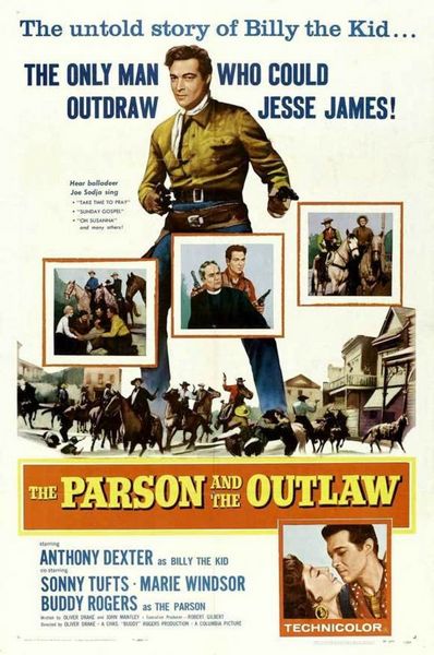 The Parson and the Outlaw (1957) Oliver Drake, Anthony Dexter, Sonny Tufts, Marie Windsor, Western
