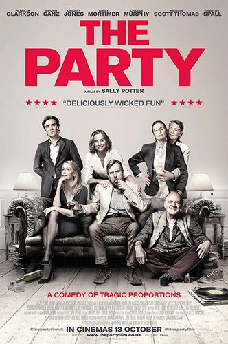 The Party (2017) Sally Potter, Timothy Spall, Kristin Scott Thomas, Patricia Clarkson
