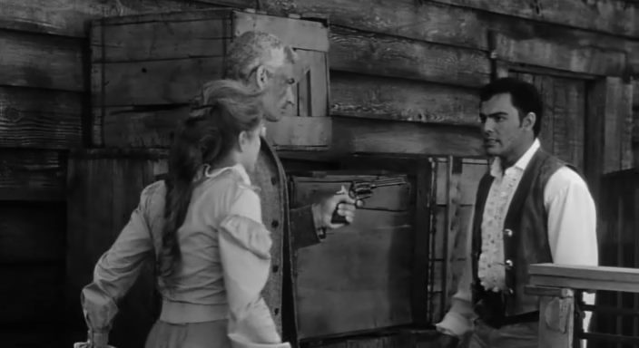 The Plunderers (1960) Joseph Pevney, Jeff Chandler, John Saxon, Dolores Hart-poster