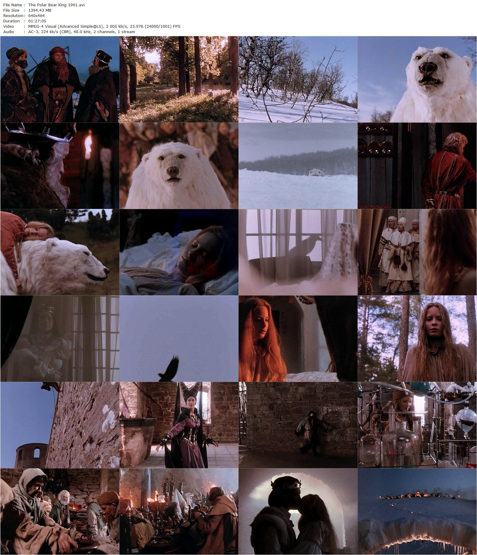 The Polar Bear King AKA Kvitebjørn Kong Valemon (1991) Ola Solum, Jack Fjeldstad, Maria Bonnevie, Tobias Hoesl-poster