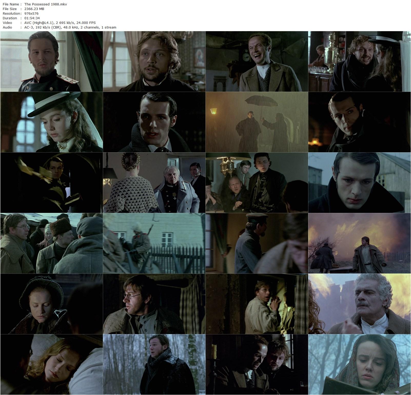 The Possessed AKA Les possédés (1988) Andrzej Wajda, Isabelle Huppert, Jutta Lampe, Philippine Leroy-Beaulieu-poster