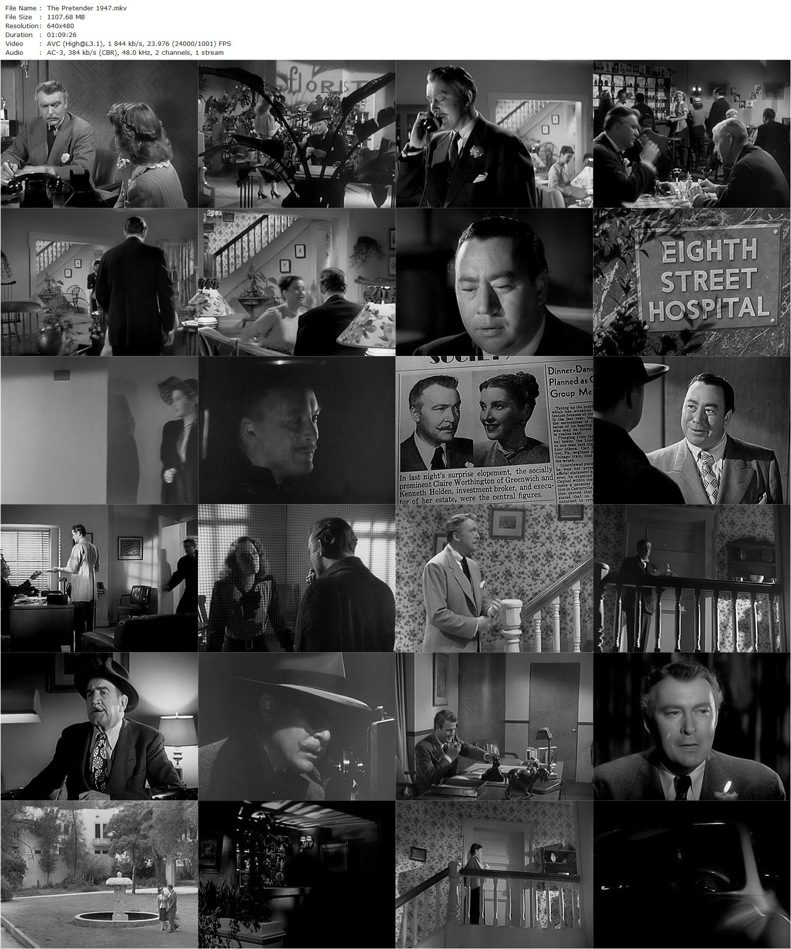 The Pretender (1947) W. Lee Wilder, Albert Dekker, Catherine Craig, Charles Drake-poster