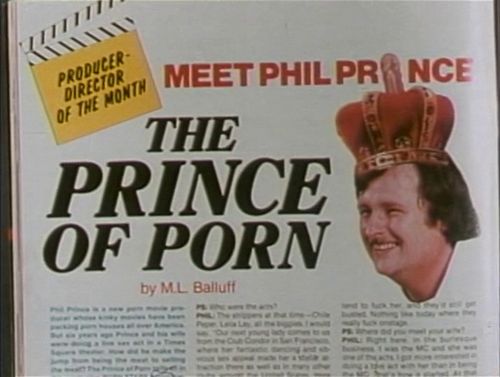 The Prince of Porn (2002) Brian O’Hara, Phil Prince, Stella Stevens, Bumble Bee