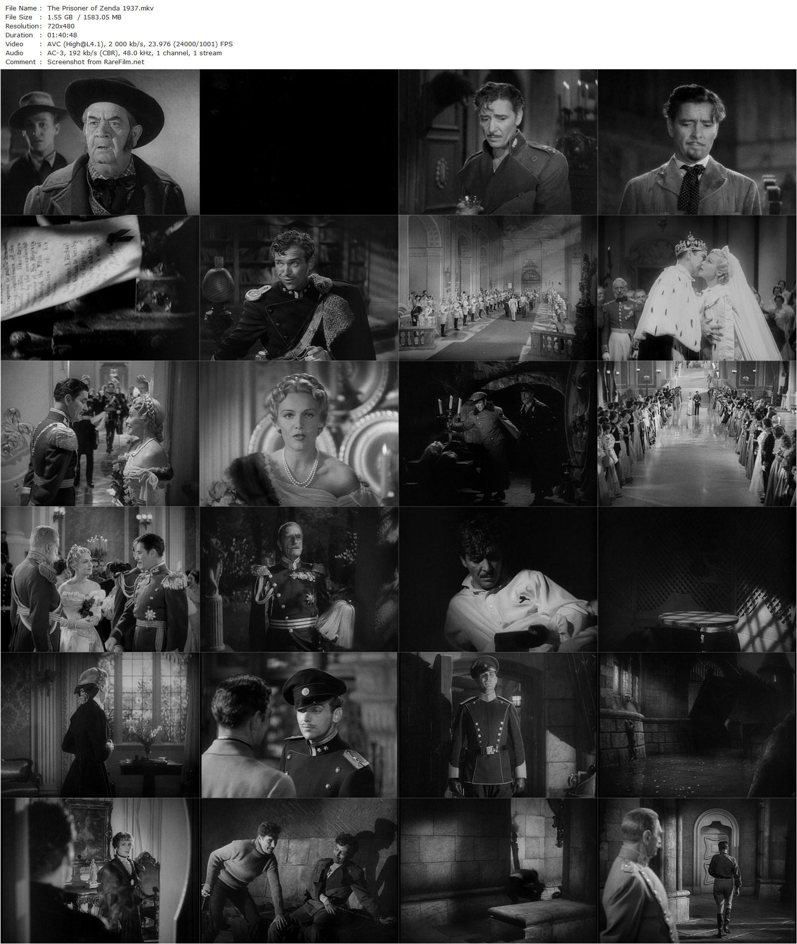 The Prisoner of Zenda (1937) John Cromwell, W.S. Van Dyke-poster