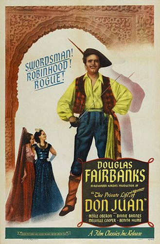 The Private Life of Don Juan (1934) Alexander Korda, Douglas Fairbanks, Merle Oberon, Bruce Winston