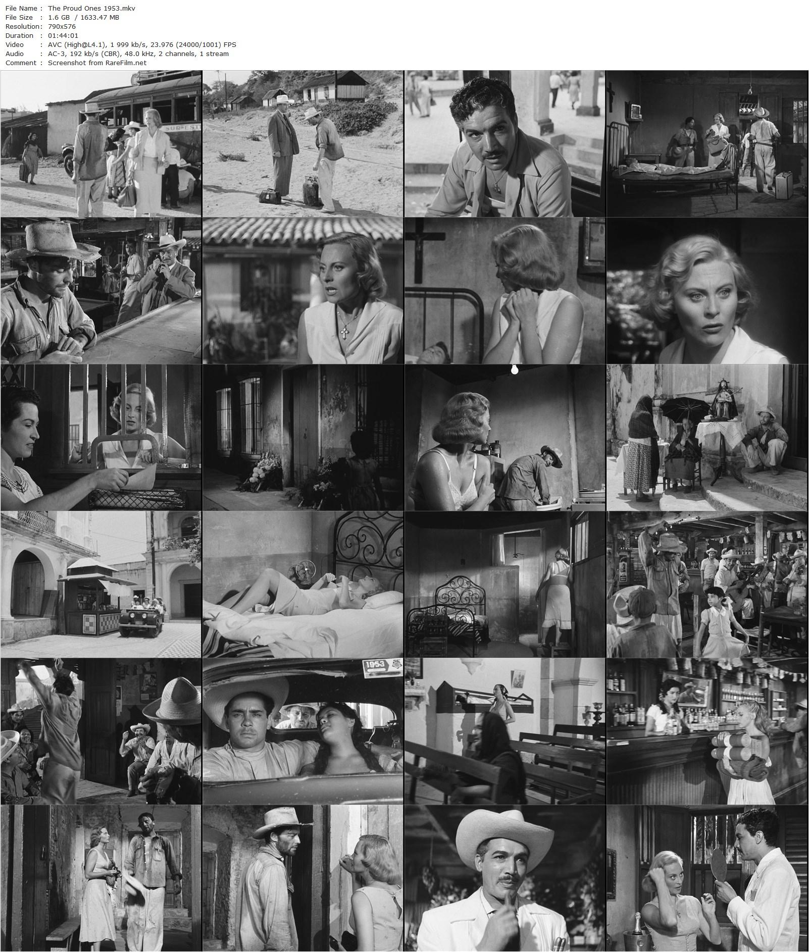 The Proud Ones (1953) Yves Allégret, Rafael E. Portas, Michèle Morgan, Gérard Philipe, Víctor Manuel Mendoza-poster