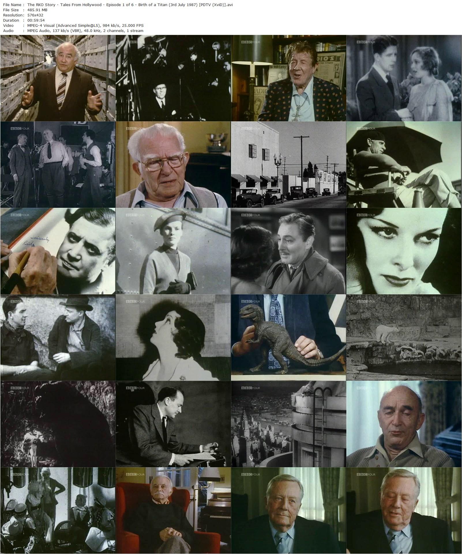 Hollywood the Golden Years: The RKO Story (1987) Edward Asner, Linwood G. Dunn, Ginger Rogers-poster