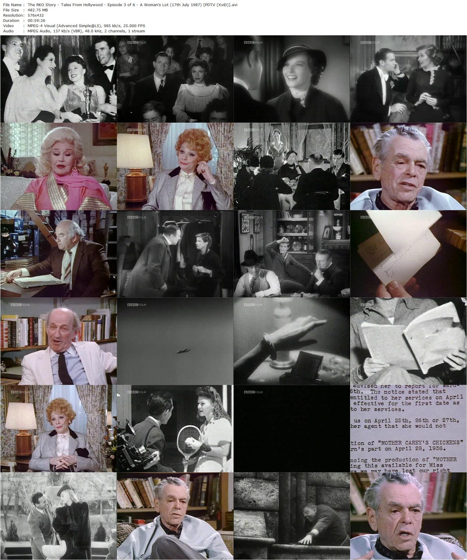 Hollywood the Golden Years: The RKO Story (1987) Edward Asner, Linwood G. Dunn, Ginger Rogers-poster