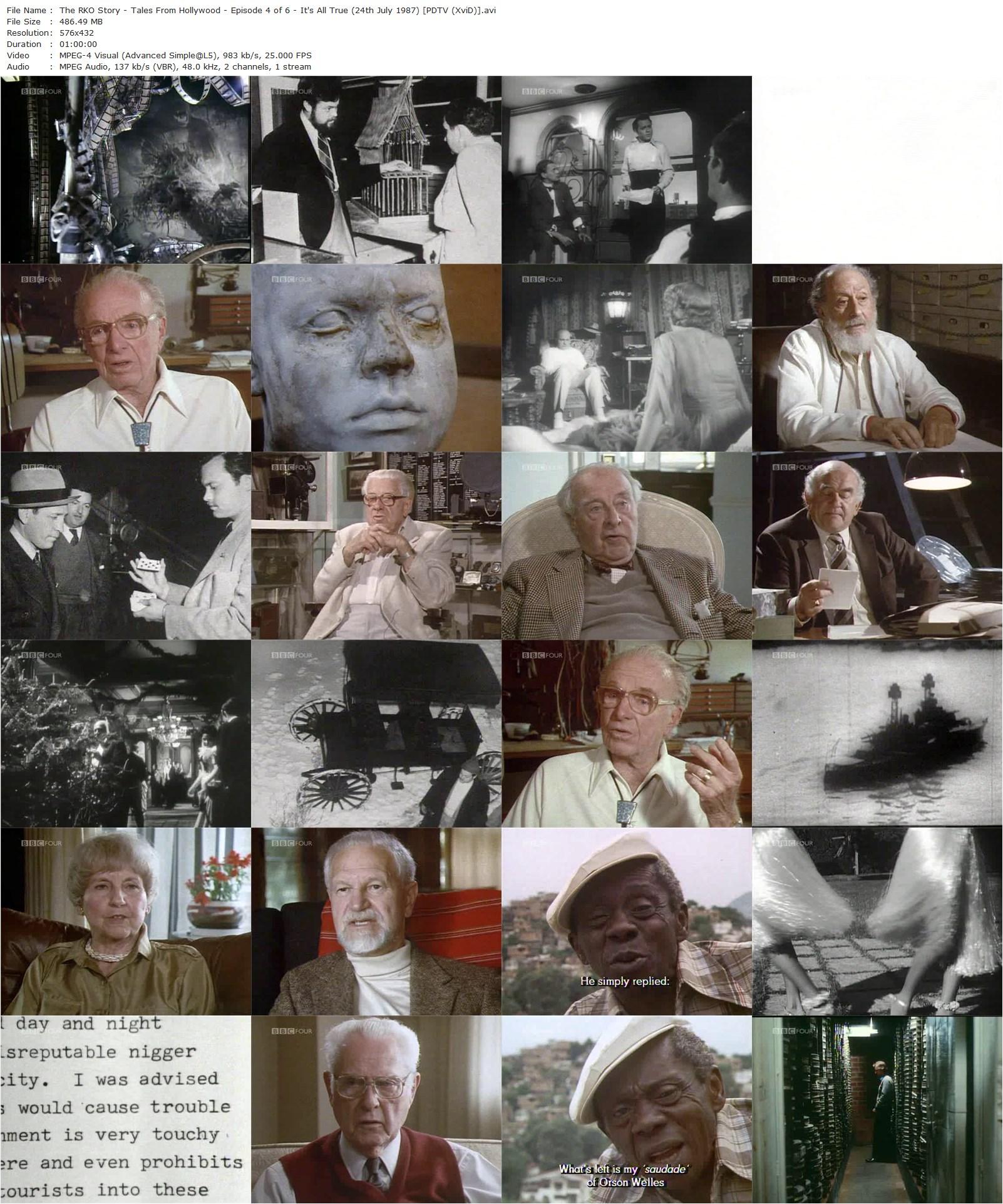 Hollywood the Golden Years: The RKO Story (1987) Edward Asner, Linwood G. Dunn, Ginger Rogers-poster