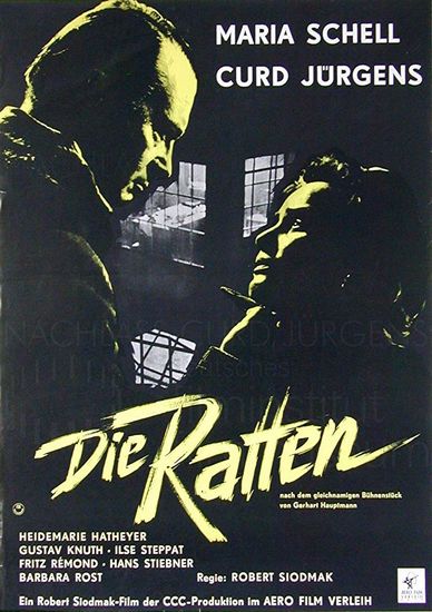 The Rats / Die Ratten (1955) Robert Siodmak, Maria Schell, Curd Jürgens, Heidemarie Hatheyer