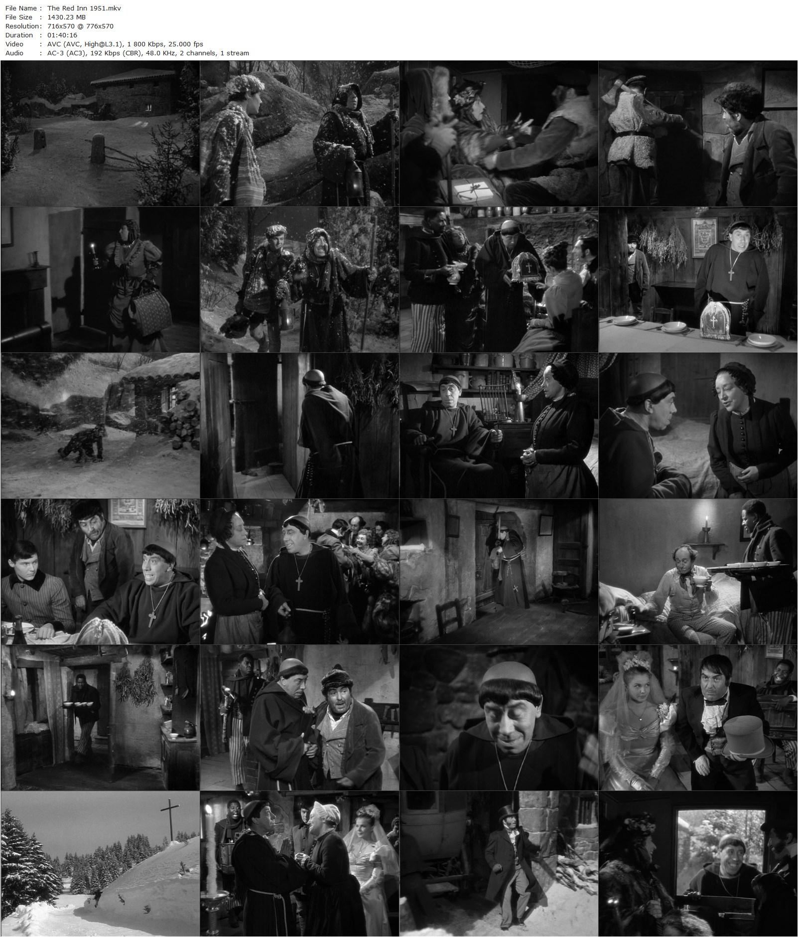 The Red Inn (1951) Claude Autant-Lara, Fernandel, Françoise Rosay, Marie-Claire Olivia-poster