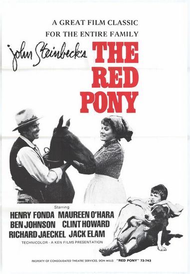 The Red Pony (1973) Robert Totten, Henry Fonda, Maureen O’Hara, Ben Johnson