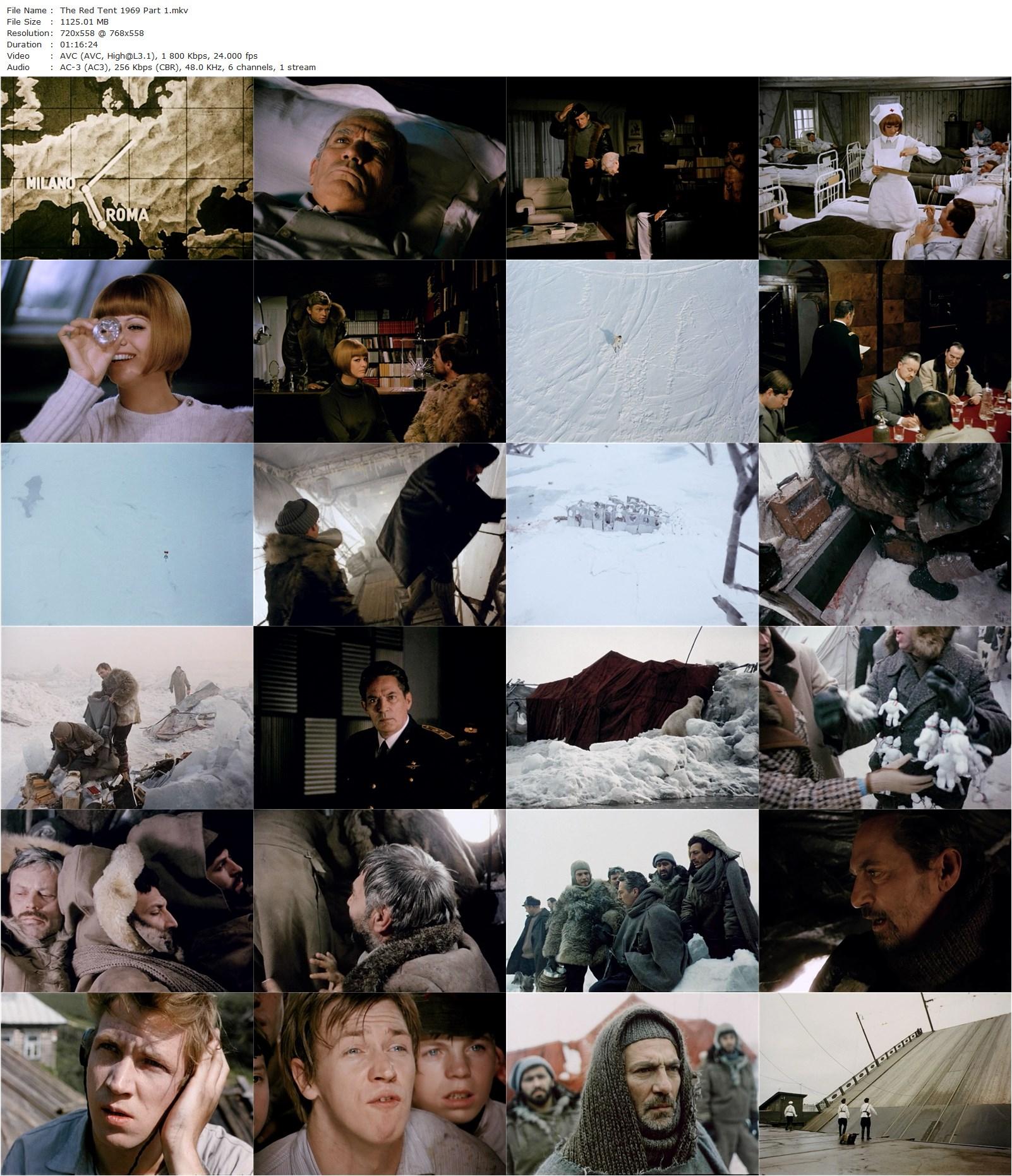 The Red Tent (1969) Mikhail Kalatozov, Sean Connery, Peter Finch, Mario Adorf-poster