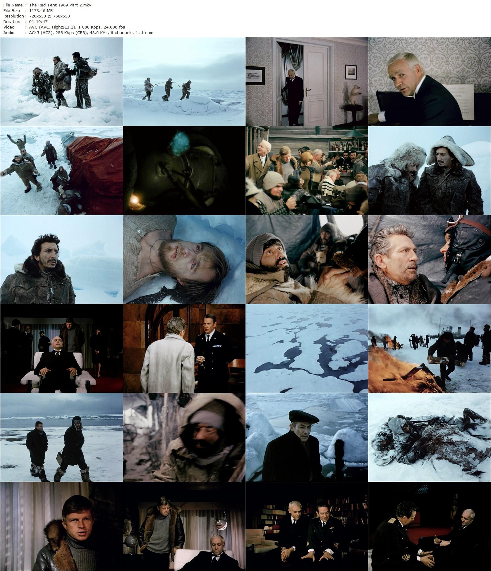 The Red Tent (1969) Mikhail Kalatozov, Sean Connery, Peter Finch, Mario Adorf-poster