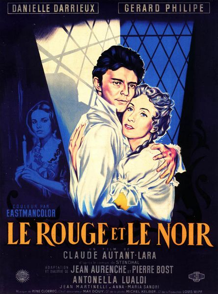 The Red and the Black (1954) Claude Autant-Lara, Gérard Philipe, Danielle Darrieux, Antonella Lualdi, Drama, Romance