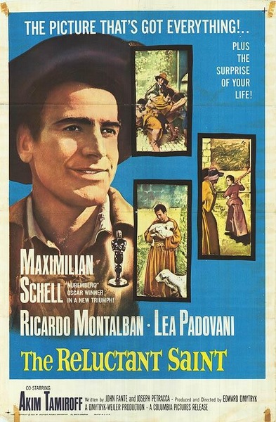 The Reluctant Saint (1962) Edward Dmytryk, Maximilian Schell, Ricardo Montalban, Lea Padovani