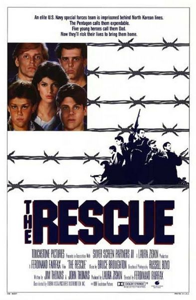 The Rescue (1988) Ferdinand Fairfax, Kevin Dillon, Christine Harnos, Edward Albert, Action, Adventure, Drama