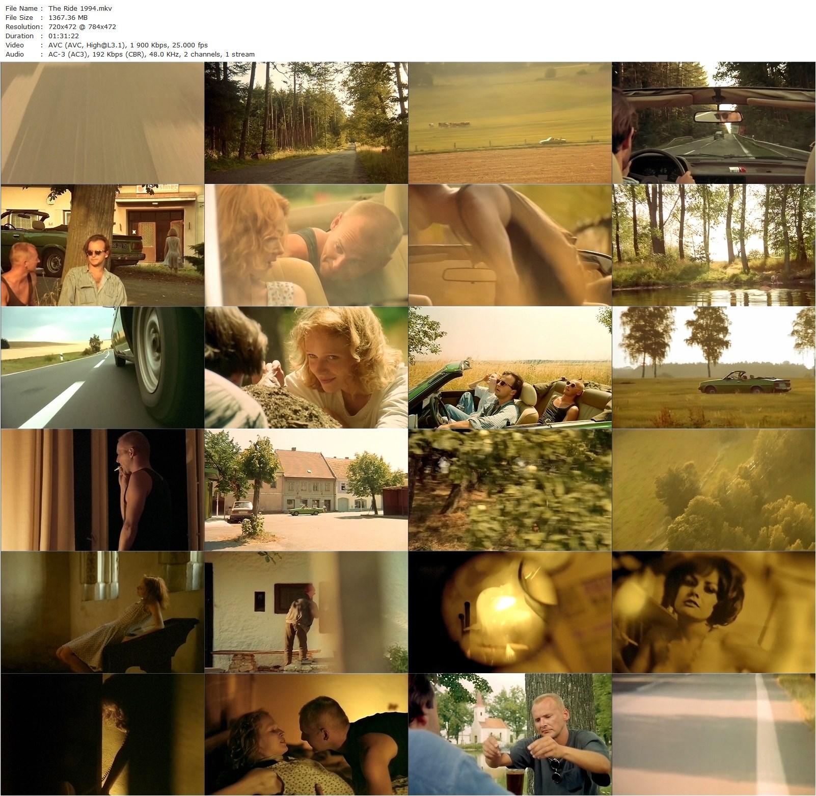 The Ride AKA Jízda (1994) Jan Sverák, Anna Geislerová, Radek Pastrnák, Filip Renc-poster