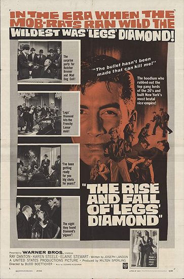 The Rise and Fall of Legs Diamond (1960) Budd Boetticher, Ray Danton, Karen Steele, Elaine Stewart